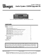 Preview for 1 page of Wenger Tascam CC-222 Owner'S Manual