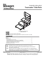 Wenger Tourmaster Side Rails Assembly Instructions Manual preview