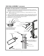 Preview for 9 page of Wenger Tourmaster Side Rails Assembly Instructions Manual