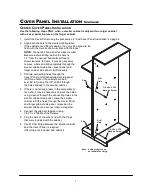 Предварительный просмотр 7 страницы Wenger UltraStor Cover Panel Installation Instructions Manual