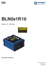 Wenglor BLN0 1R10 Series Operating Instructions Manual preview