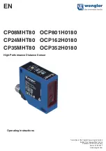 Предварительный просмотр 1 страницы Wenglor CP08MHT80 Operating Instructions Manual