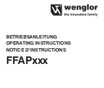 Wenglor FFAP Series User Manual preview