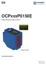 Wenglor OCP P0150E Series Operating Instructions Manual предпросмотр