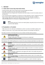 Preview for 3 page of Wenglor OPT2168 Operating Instructions Manual