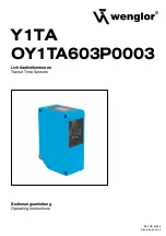 Wenglor OY1TA603P0003 Operating Instructions Manual preview