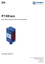 Preview for 1 page of Wenglor P1KK Series Operating Instructions Manual