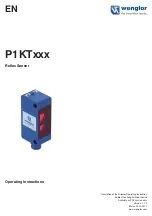 Preview for 1 page of Wenglor P1KT Series Operating Instructions Manual