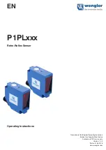 Wenglor P1PL Series Operating Instructions Manual preview