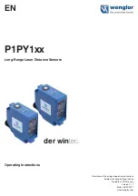 Wenglor P1PY1 Series Operating Instructions Manual предпросмотр