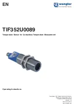 Preview for 1 page of Wenglor TIF352U0089 Operating Instructions Manual