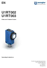 Preview for 1 page of Wenglor U1RT002 Operating Instructions Manual