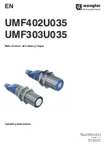 Preview for 1 page of Wenglor UMF303U035 Operating Instructions Manual