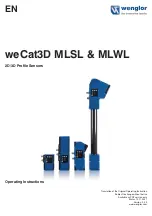 Preview for 1 page of Wenglor weCat3D MLSL Operating Instructions Manual