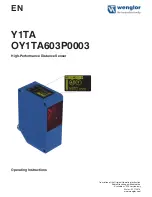 Wenglor Y1TA OY1TA603P0003 Operating Instruction preview