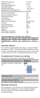 Preview for 5 page of Wenglor YR24PCT2 User Manual