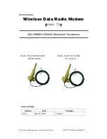 Wenshing RD232-H-RS485-434M Instruction Manual preview