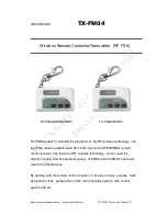 Preview for 1 page of Wenshing TX-FM04 User Manual