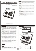Wenshing WS-UHFRFIDANT4 Instruction Manual preview