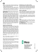 Preview for 10 page of Wera 05075604001 User Manual