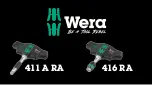 Wera 411 A RA Installation Instructions Manual предпросмотр