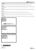 Preview for 52 page of WERKU WK400710 Original Instructions Manual