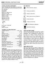 Preview for 2 page of WERKU WK401210 Original Instructions Manual