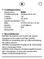 Preview for 2 page of Werkzeyt B29881 Manual