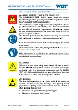 Preview for 9 page of Werner Dosiertechnik 22189 Operating And Installation Instructions