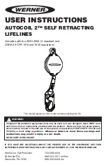 Werner AUTOCOIL 2 User Instructions preview