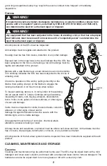 Preview for 8 page of Werner AUTOCOIL 2 User Instructions