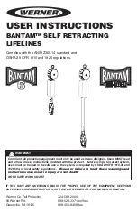 Werner Bantam 6 User Instructions preview