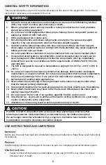 Preview for 2 page of Werner Bantam 6 User Instructions