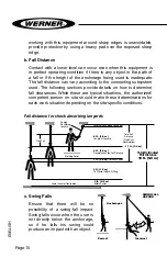 Предварительный просмотр 10 страницы Werner L242350CA Series User Instructions