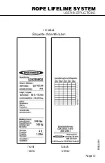 Предварительный просмотр 13 страницы Werner L242350CA Series User Instructions