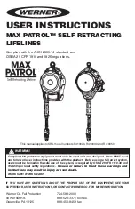 Preview for 1 page of Werner MAX PATROL R410020 User Instructions