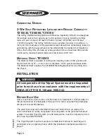 Preview for 8 page of Werner T100009 User Instructions