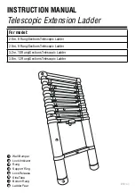 Preview for 1 page of Werner Telescopic Extension Ladder Series Instruction Manual