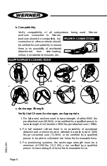 Preview for 6 page of Werner UPGEAR L242 Series User Instructions