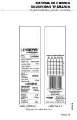 Preview for 29 page of Werner UPGEAR L242 Series User Instructions