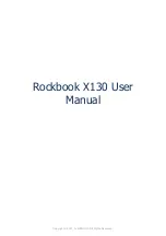 Werock Rockbook X130 User Manual preview