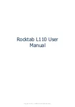 Preview for 1 page of Werock Rocktab L110 User Manual