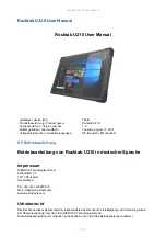 Preview for 3 page of Werock Rocktab u210 User Manual