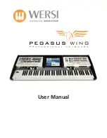 Wersi PEGASUS WING User Manual preview