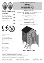 Preview for 1 page of Werth-Holz 45100 Assembly