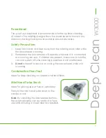 Preview for 11 page of WERTHEIM Deep Clean W3000 User Manual