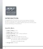 Preview for 4 page of WERTHEIM Evolution Manual