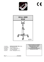 Preview for 1 page of WERTHER INTERNATIONAL 198184 Service Instructions Manual