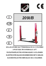 Preview for 1 page of WERTHER INTERNATIONAL 209I/B Instruction And Maintenance Manual