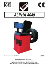 Предварительный просмотр 1 страницы WERTHER INTERNATIONAL ALPHA 4040 Manual